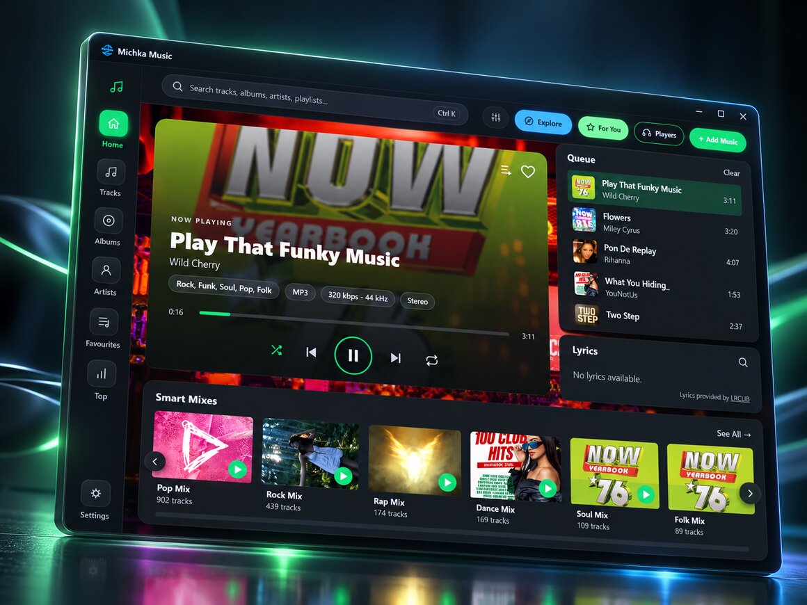 MichkaMusic screenshot
